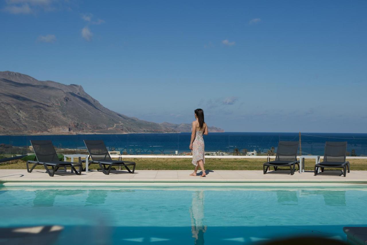 קיסאמוס Larimar Luxury Sea View Villa מראה חיצוני תמונה