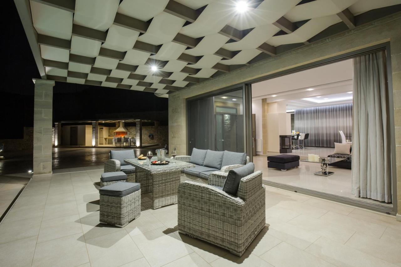 קיסאמוס Larimar Luxury Sea View Villa מראה חיצוני תמונה