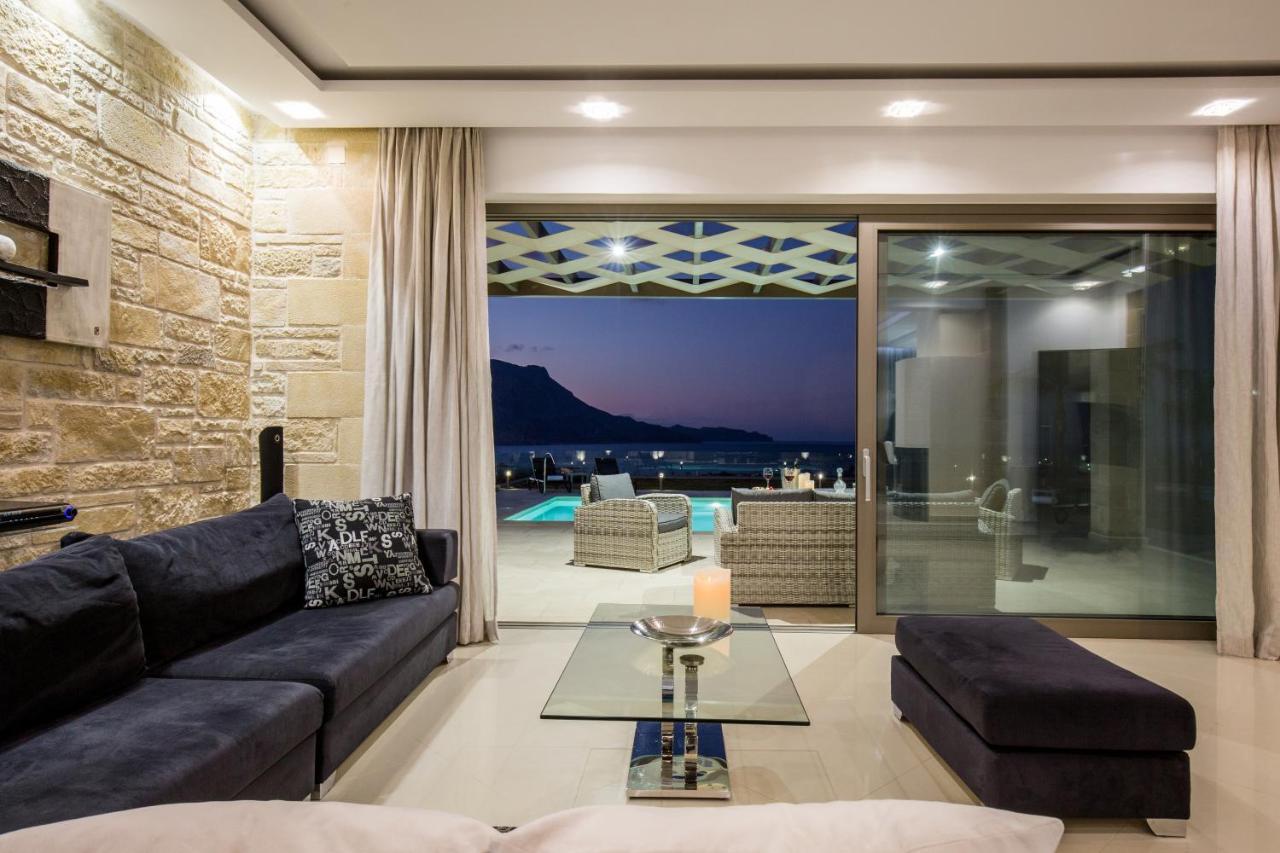 קיסאמוס Larimar Luxury Sea View Villa מראה חיצוני תמונה