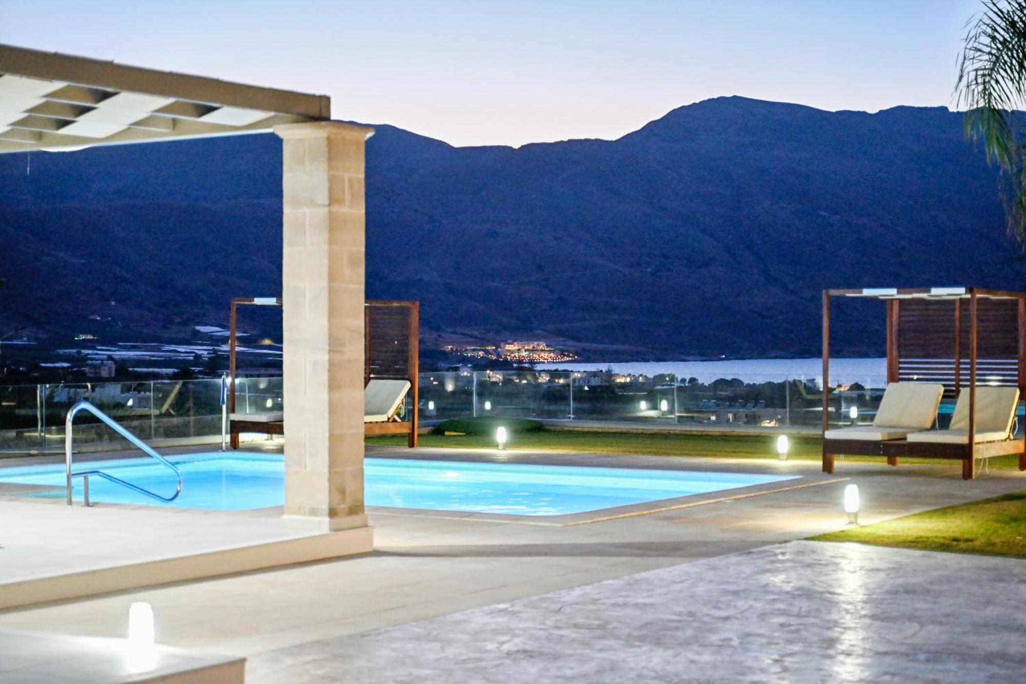 קיסאמוס Larimar Luxury Sea View Villa מראה חיצוני תמונה