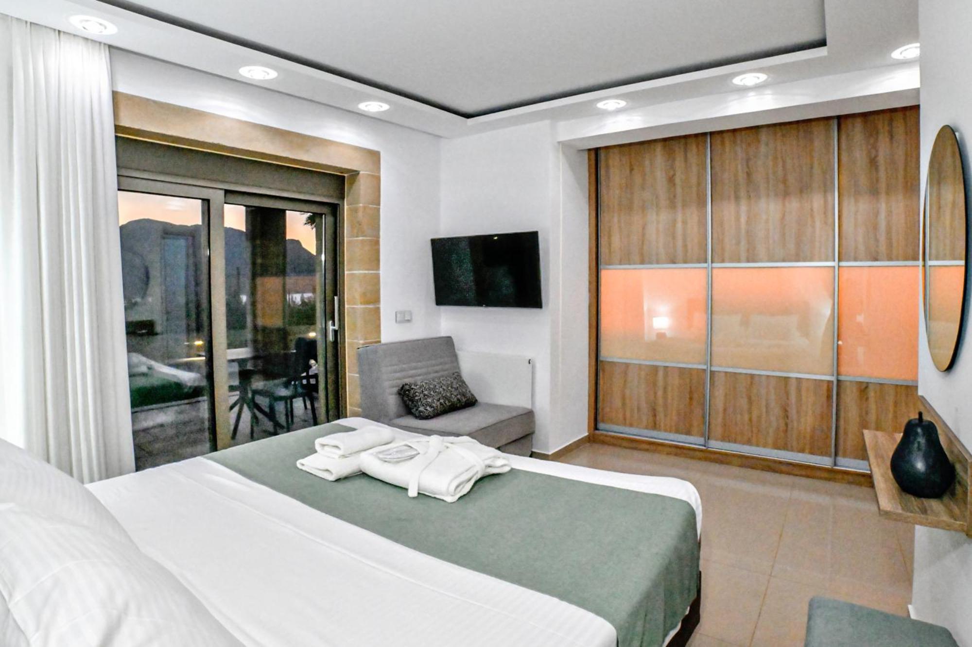קיסאמוס Larimar Luxury Sea View Villa מראה חיצוני תמונה