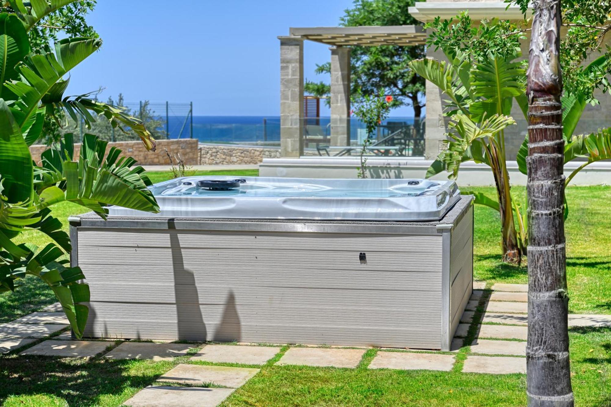 קיסאמוס Larimar Luxury Sea View Villa מראה חיצוני תמונה