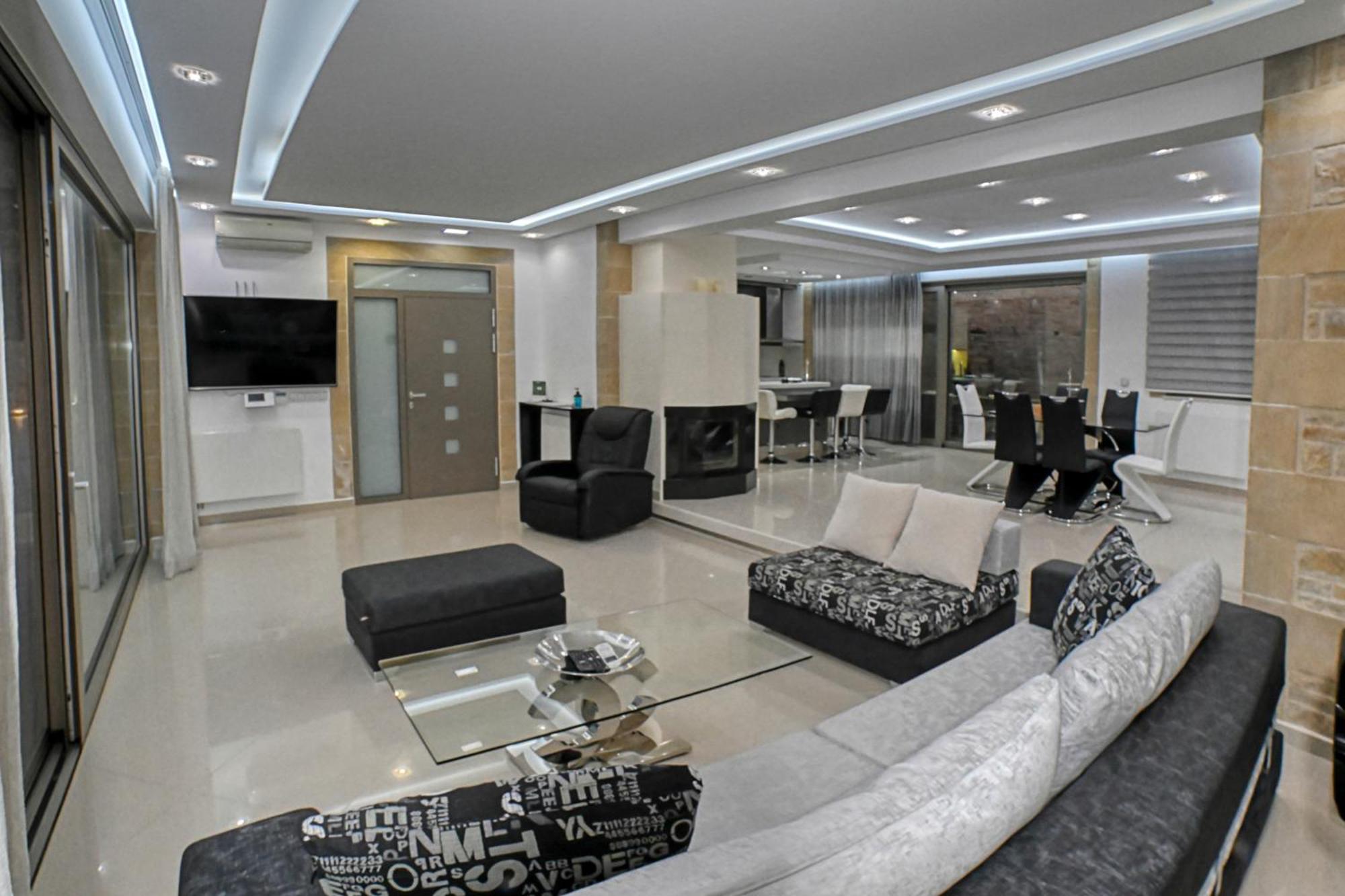 קיסאמוס Larimar Luxury Sea View Villa מראה חיצוני תמונה