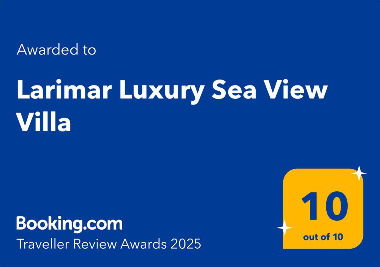 קיסאמוס Larimar Luxury Sea View Villa מראה חיצוני תמונה
